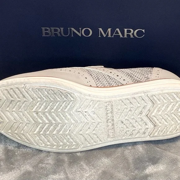 Bruno Marc Light Gray Oxford Shoes - Picture 9 of 9